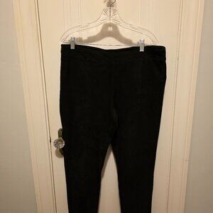 Calvin Klein faux suede leggings/pants